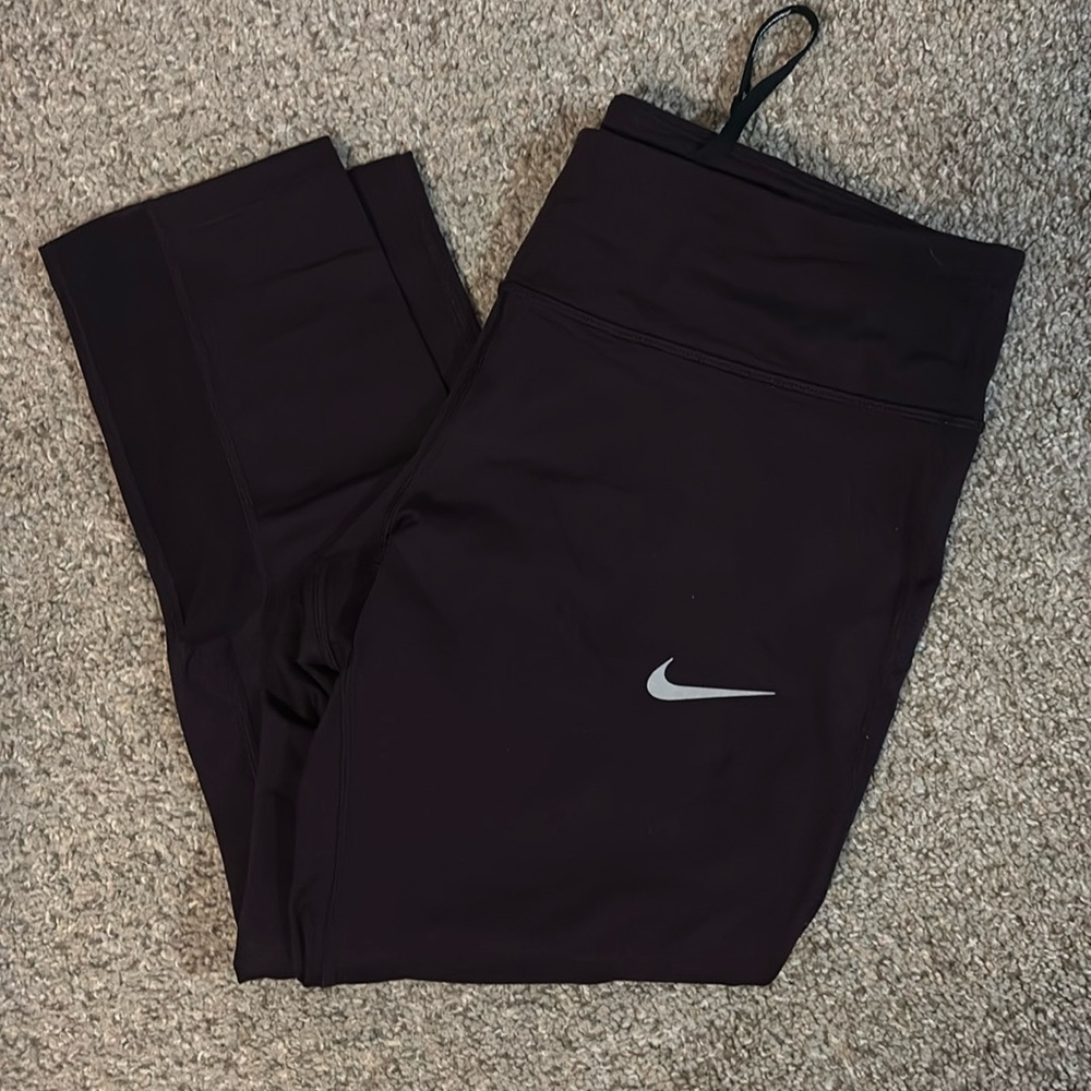 Nike Drawstring Workout Leggings - L